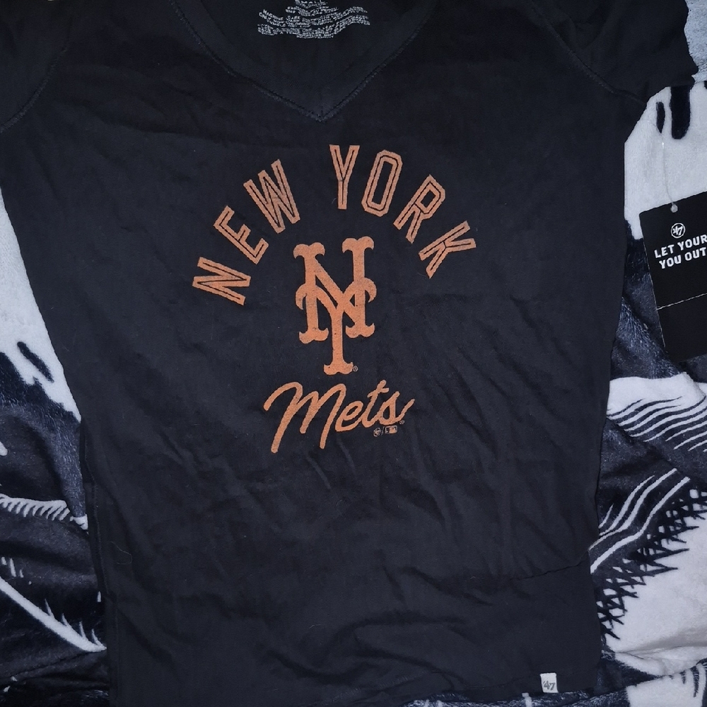 New York Mets Black T-Shirt